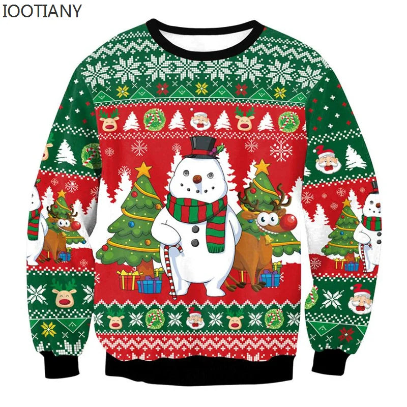 Men Women Ugly Christmas Hoodie