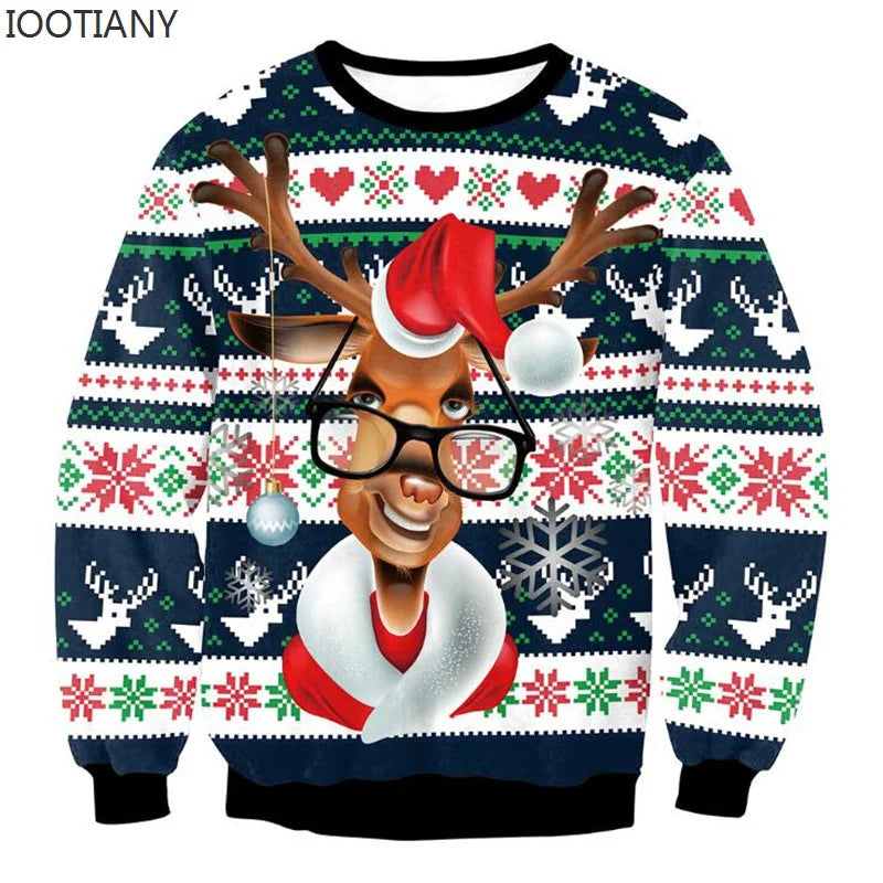 Men Women Ugly Christmas Hoodie