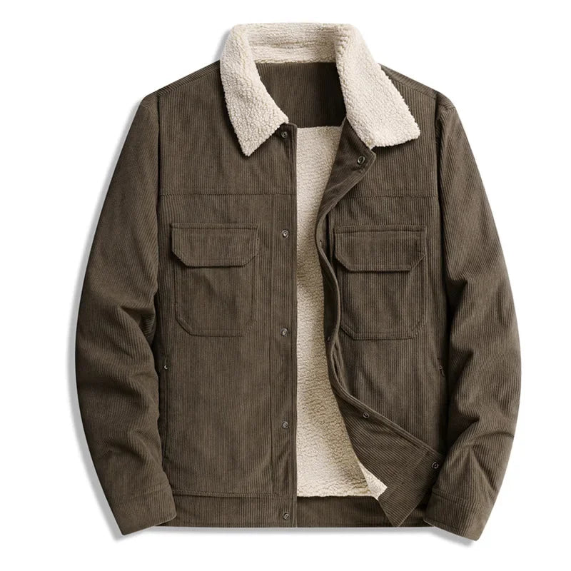 Winter Jackets Men Casual Fleece Warm
