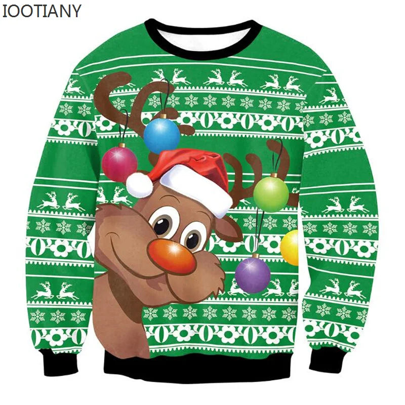 Men Women Ugly Christmas Hoodie