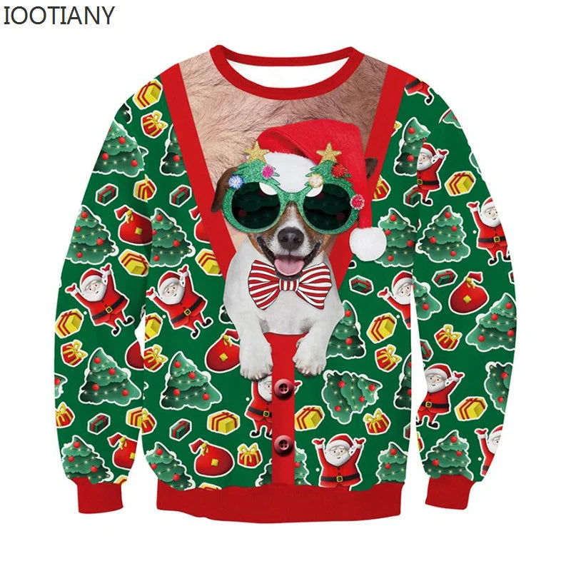 Men Women Ugly Christmas Hoodie
