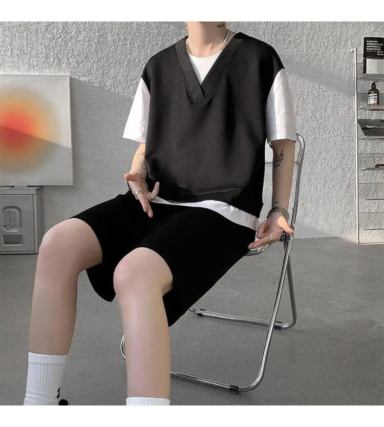 M-XXXXXXXXL Summer Essential Lightweight T-Shirt & Shorts