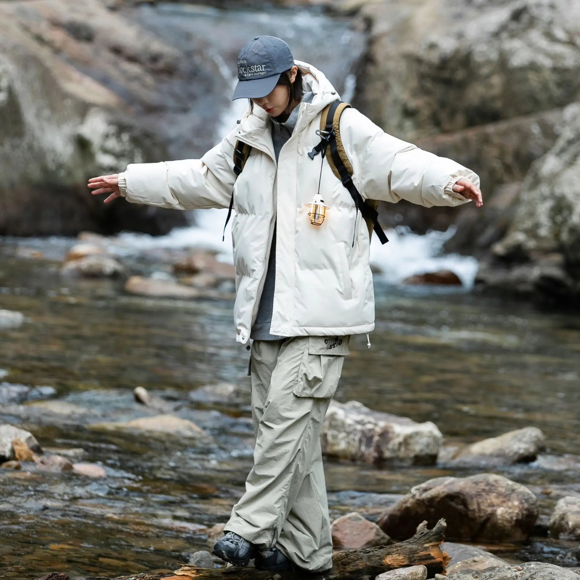 Winter Jacket Mens Streetwear Hip Hop