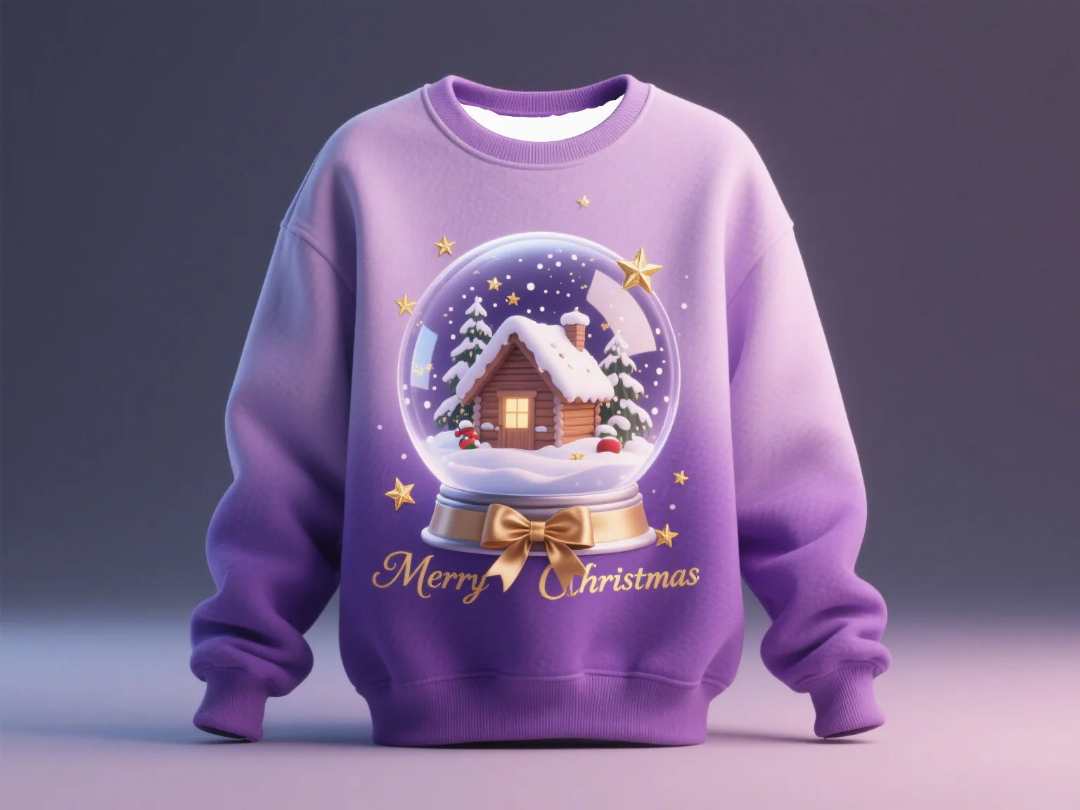 Men's Funny Christmas Crew Neck Sweatshirt
