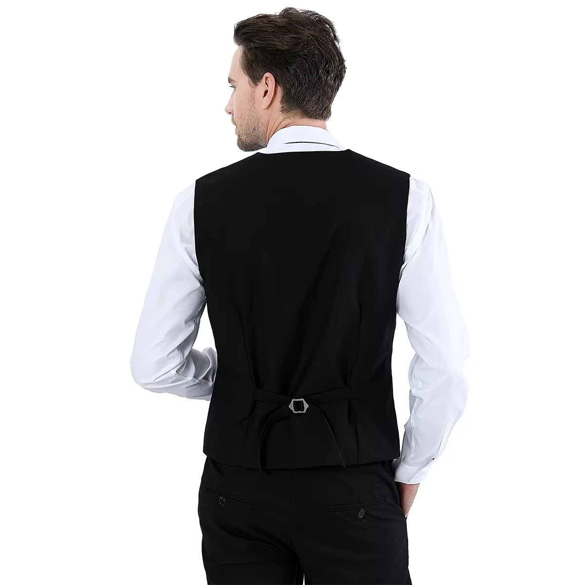 Mens Suit Vest Male Business Formal
