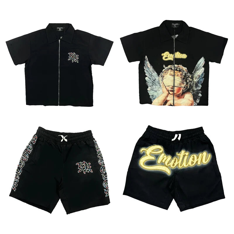 Men's Streetwear MIXED EMOTION Shirts