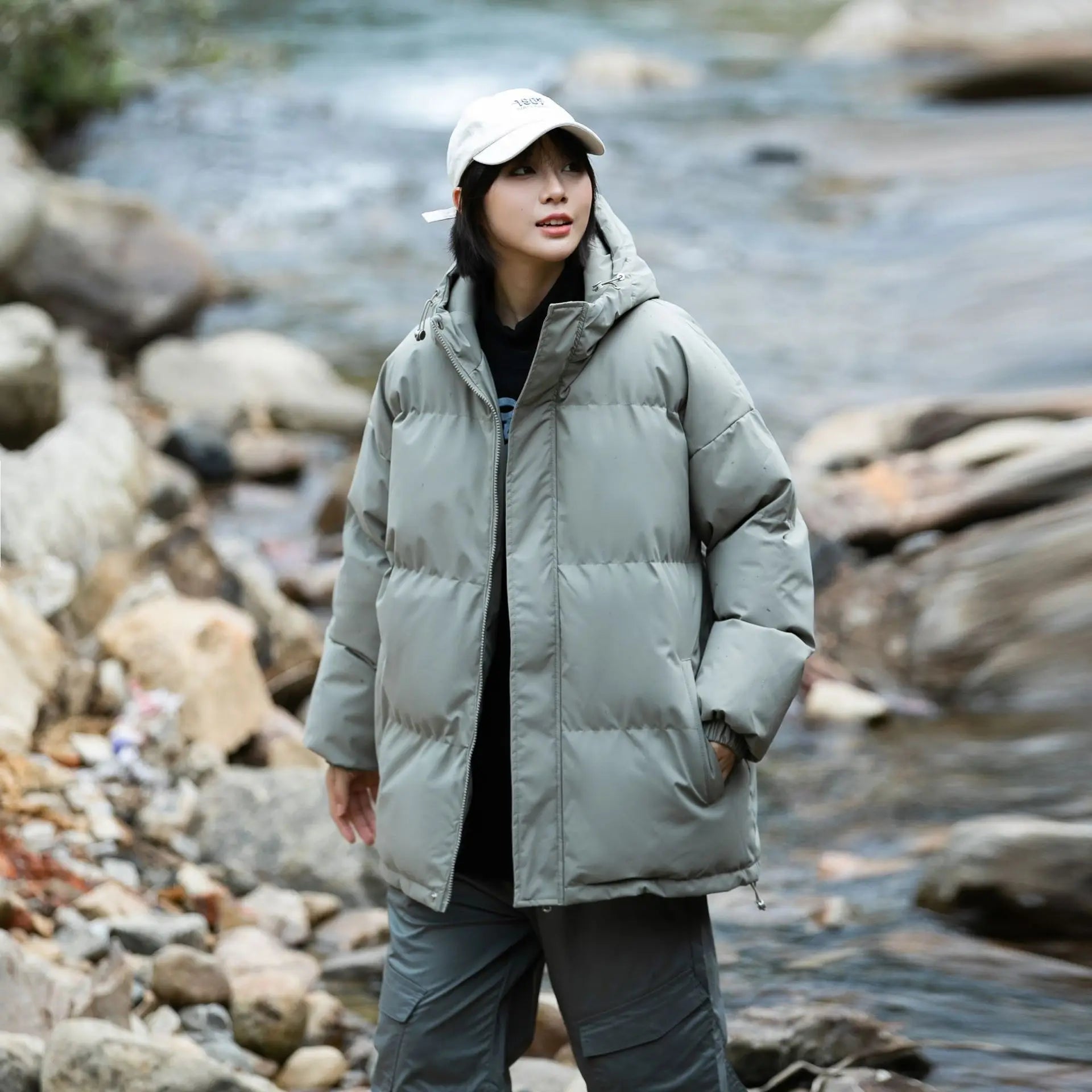 Winter Jacket Mens Streetwear Hip Hop