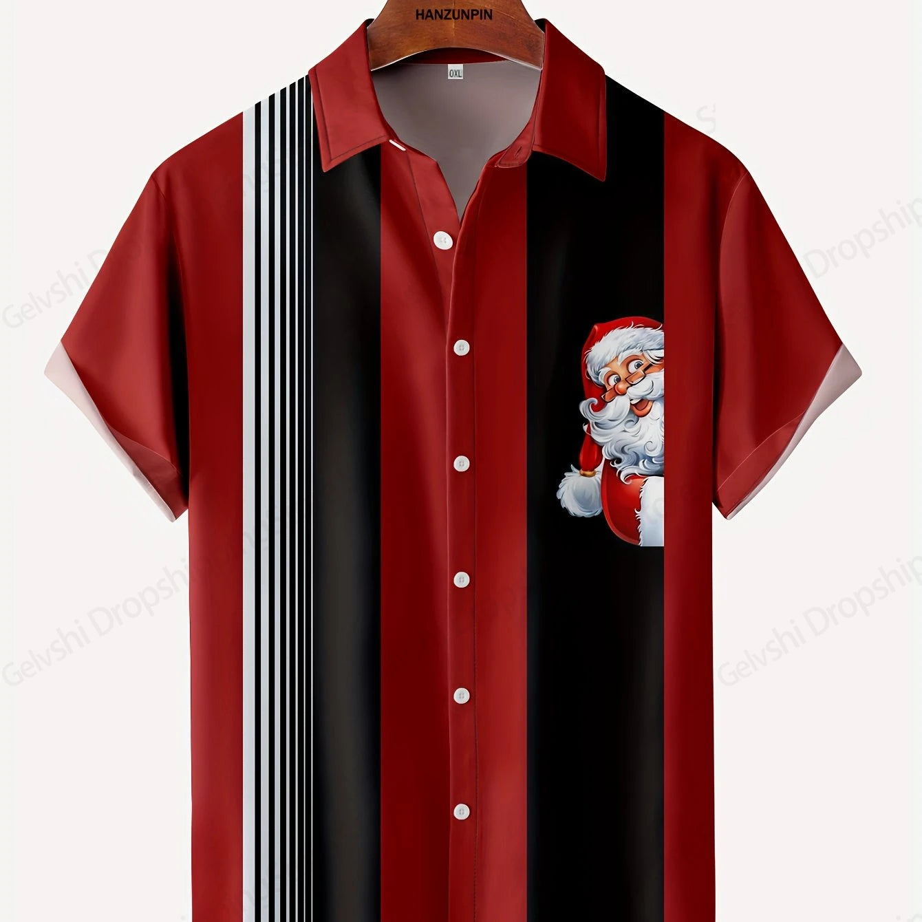 Men's Retro Christmas Hawaiian Shirt