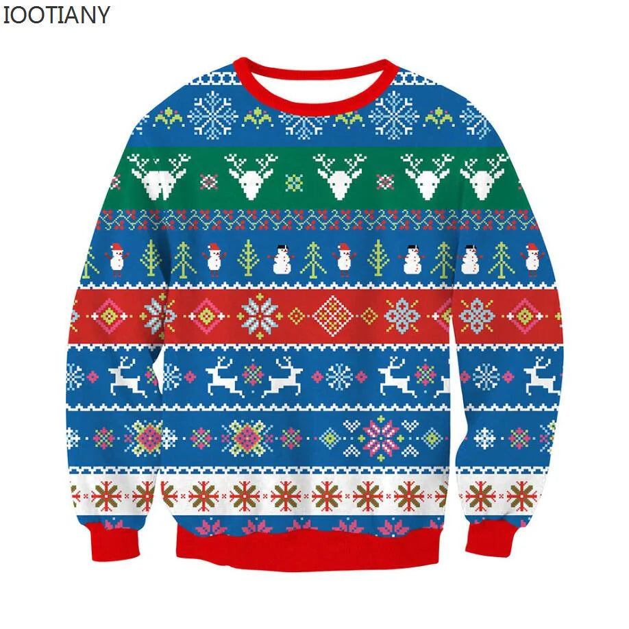 Men Women Ugly Christmas Hoodie