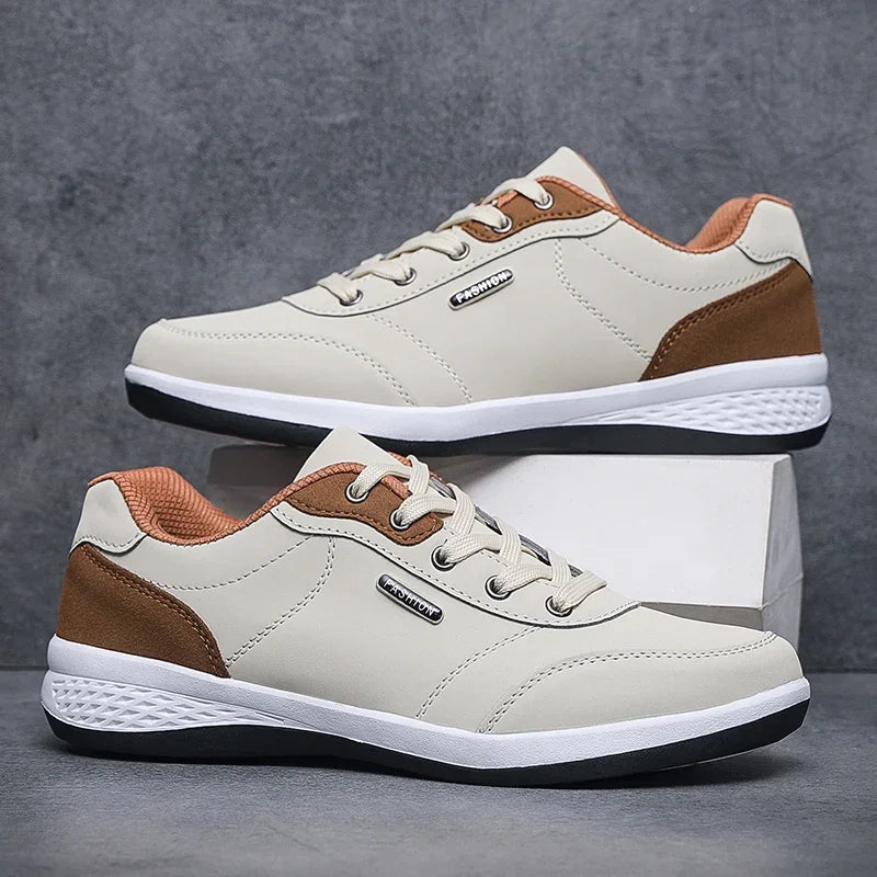 2025 Men Shoes Spring Autumn Waterproof Walking Sneakers Leisure