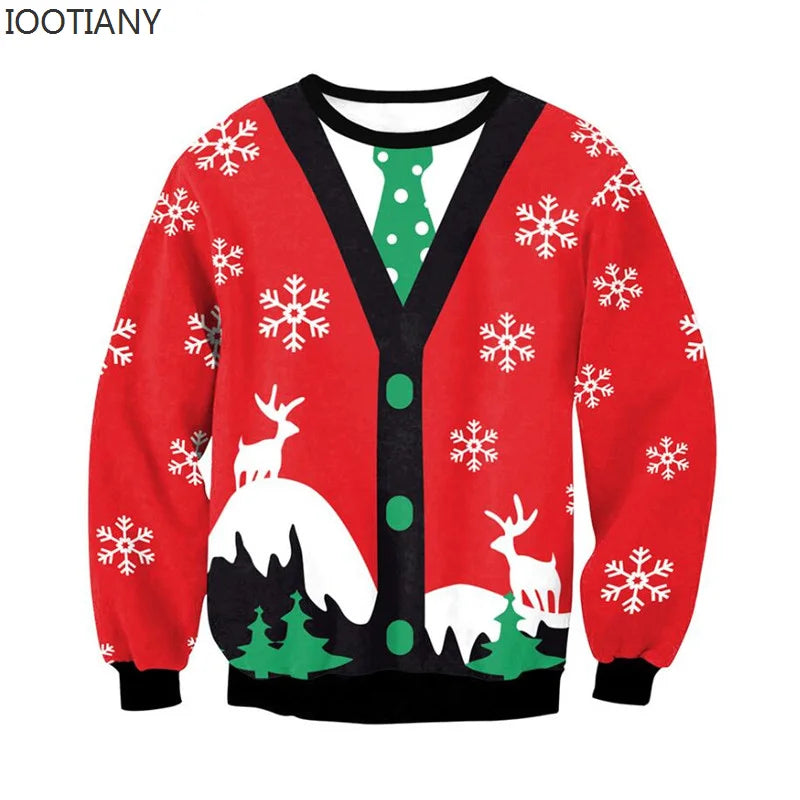 Men Women Ugly Christmas Hoodie
