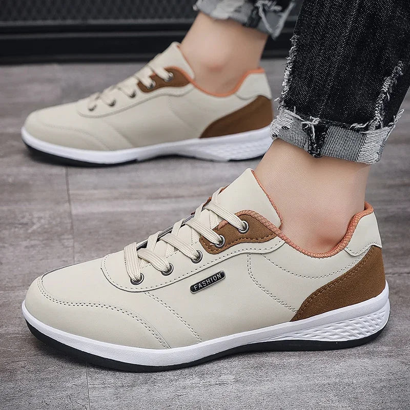 2025 Men Shoes Spring Autumn Waterproof Walking Sneakers Leisure