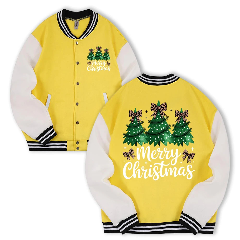 Happy Christmas 3 Christmas men Trees Print