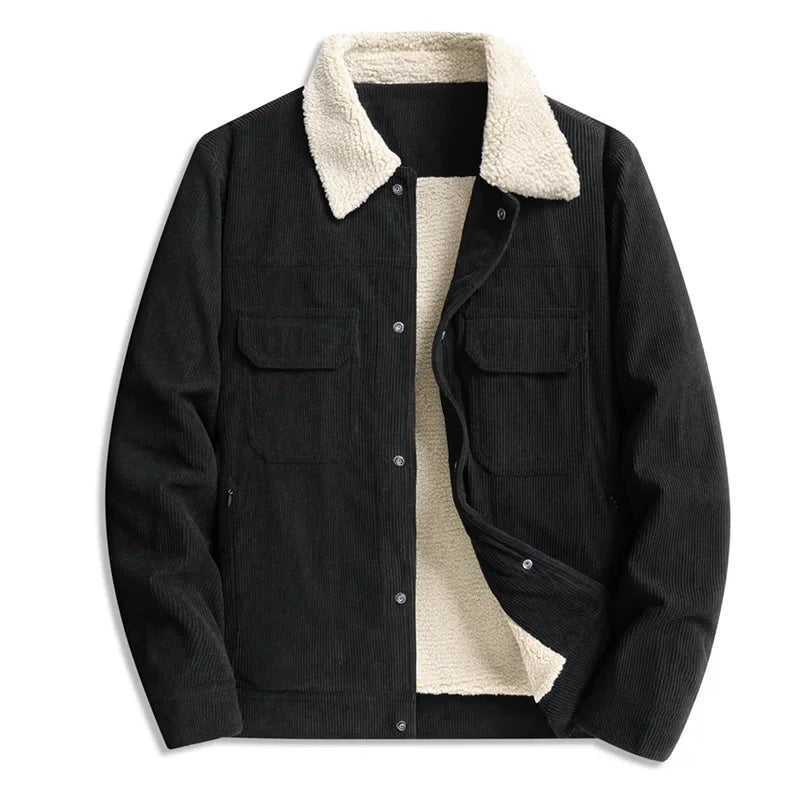 Winter Jackets Men Casual Fleece Warm