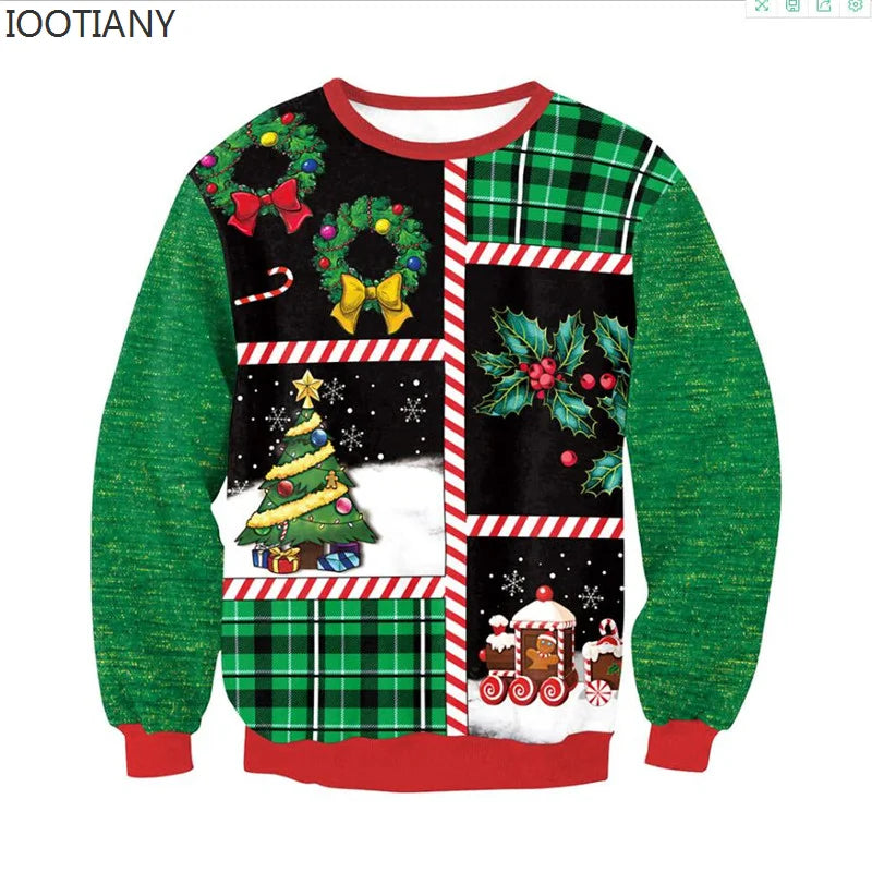 Men Women Ugly Christmas Hoodie