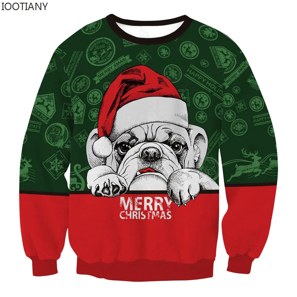 Men Women Ugly Christmas Hoodie