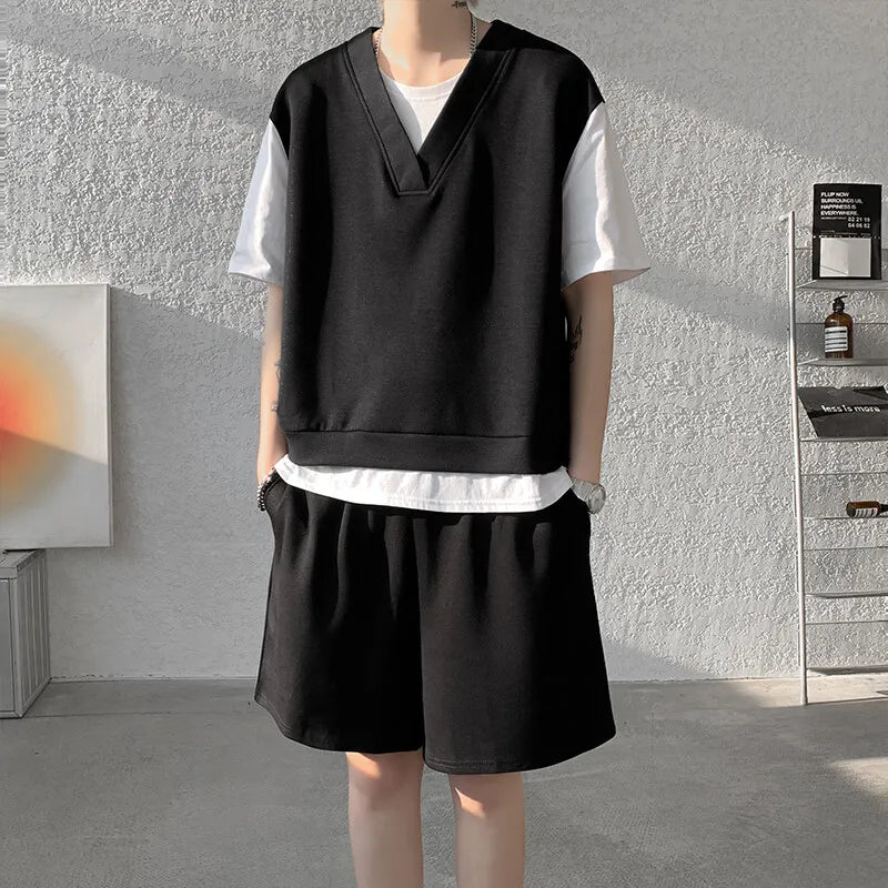 M-XXXXXXXXL Summer Essential Lightweight T-Shirt & Shorts