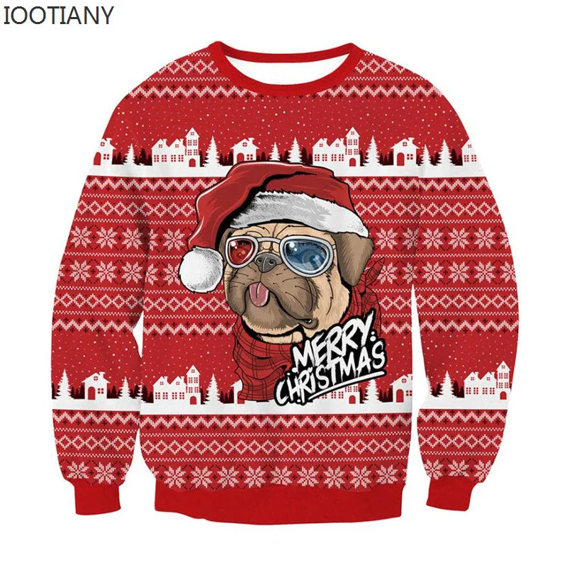Men Women Ugly Christmas Hoodie