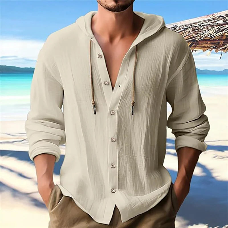Breathable Linen Sets Mens Summer Lightweight Suits