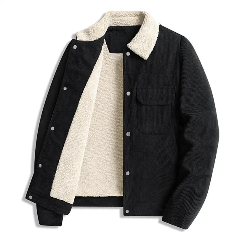 Winter Jackets Men Casual Fleece Warm