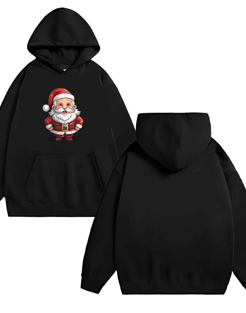 New Christmas-themed printed hoodie for men