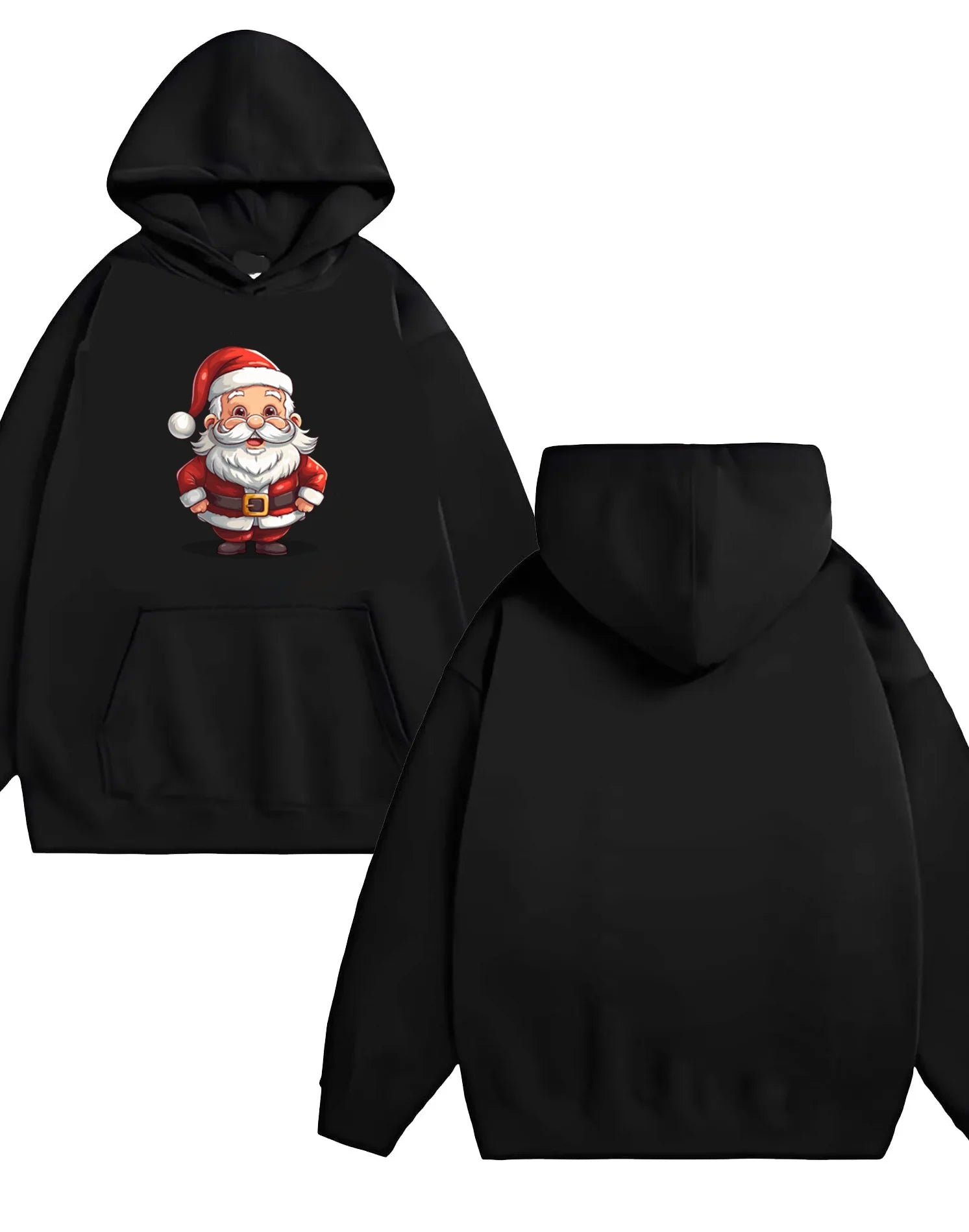 New Christmas-themed printed hoodie for men