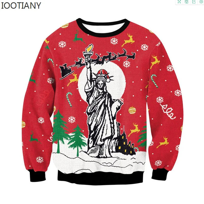 Men Women Ugly Christmas Hoodie