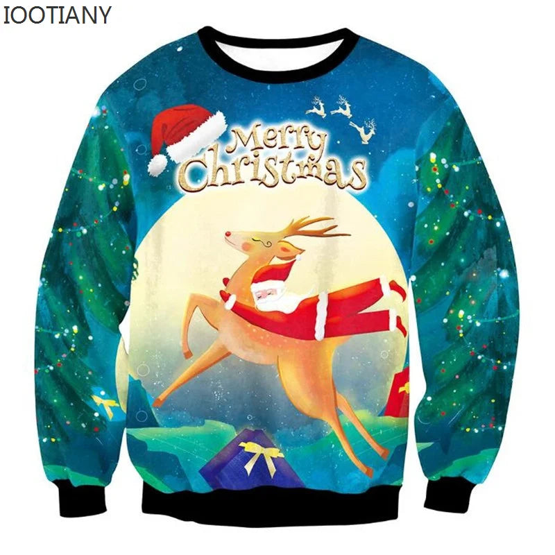 Men Women Ugly Christmas Hoodie