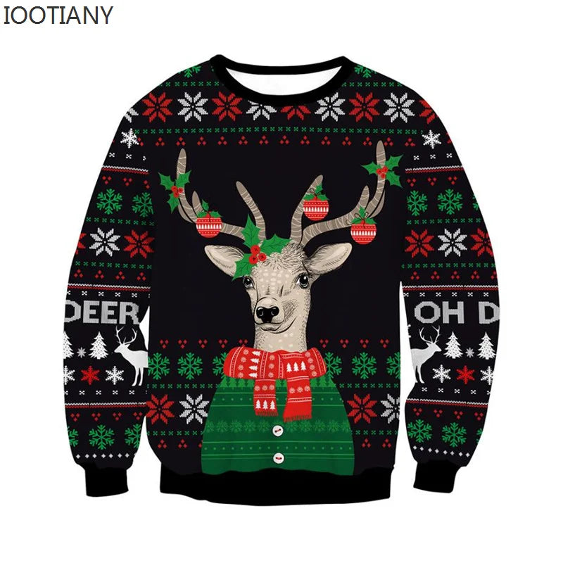 Men Women Ugly Christmas Hoodie