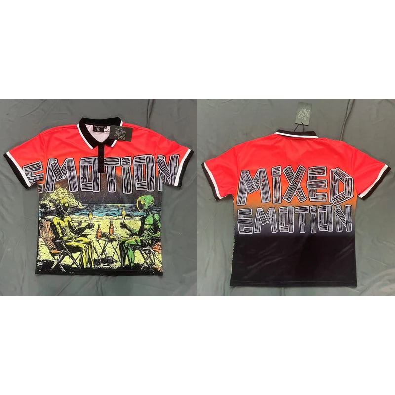 Men's Streetwear MIXED EMOTION Shirts