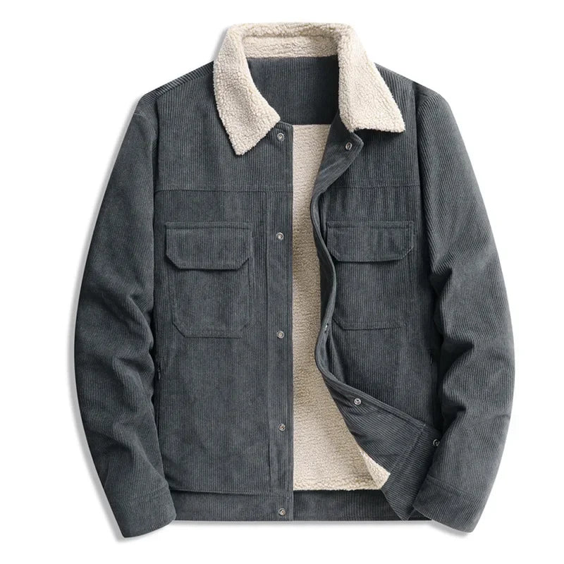 Winter Jackets Men Casual Fleece Warm
