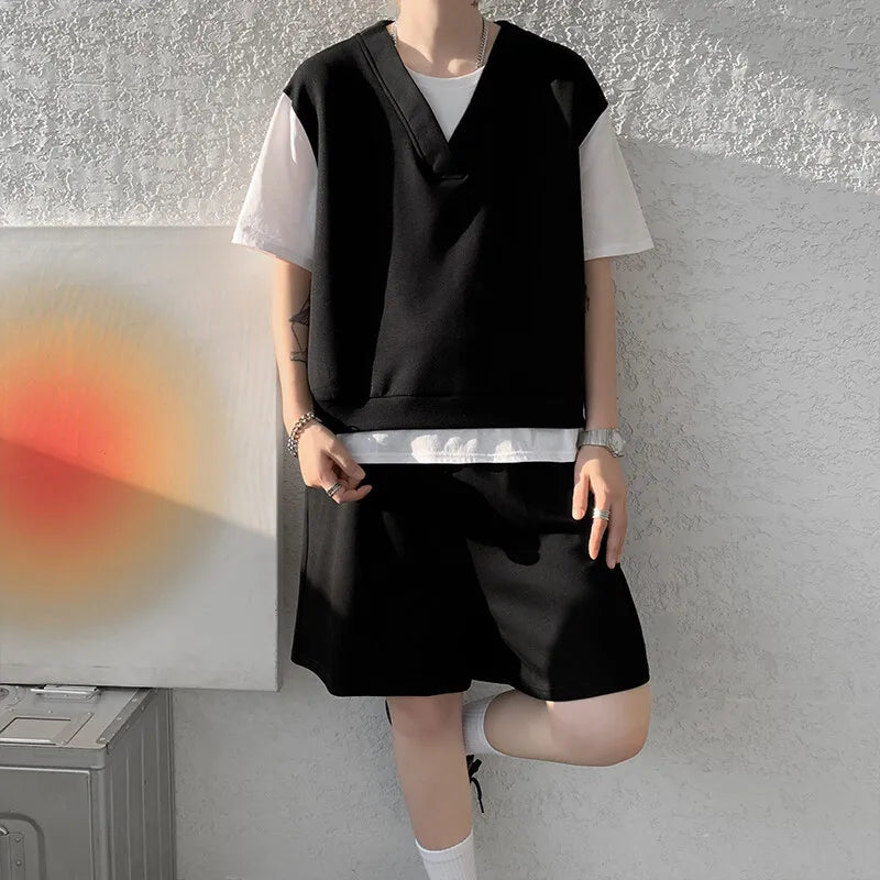 M-XXXXXXXXL Summer Essential Lightweight T-Shirt & Shorts
