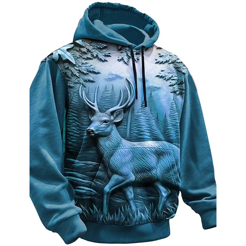 Christmas Hoodies For Men Y2k HoodieSports