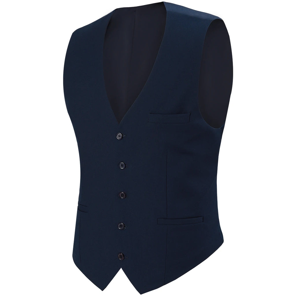 Mens Suit Vest Male Business Formal