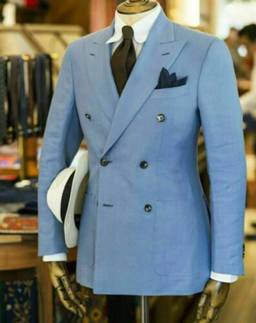 Solid Wedding Men Suits Blazer ]