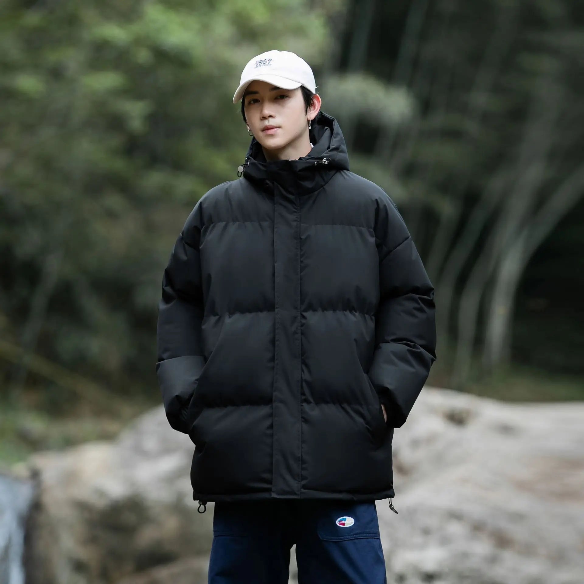 Winter Jacket Mens Streetwear Hip Hop