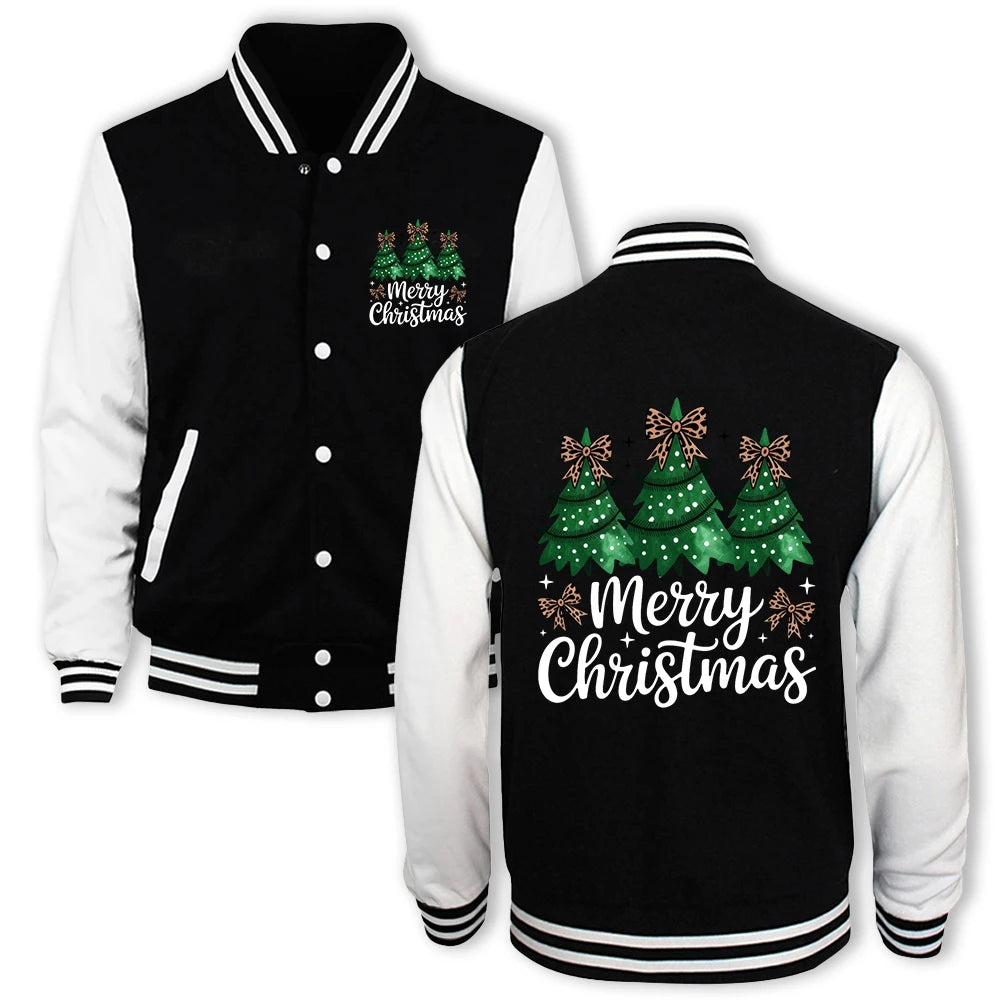 Happy Christmas 3 Christmas men Trees Print