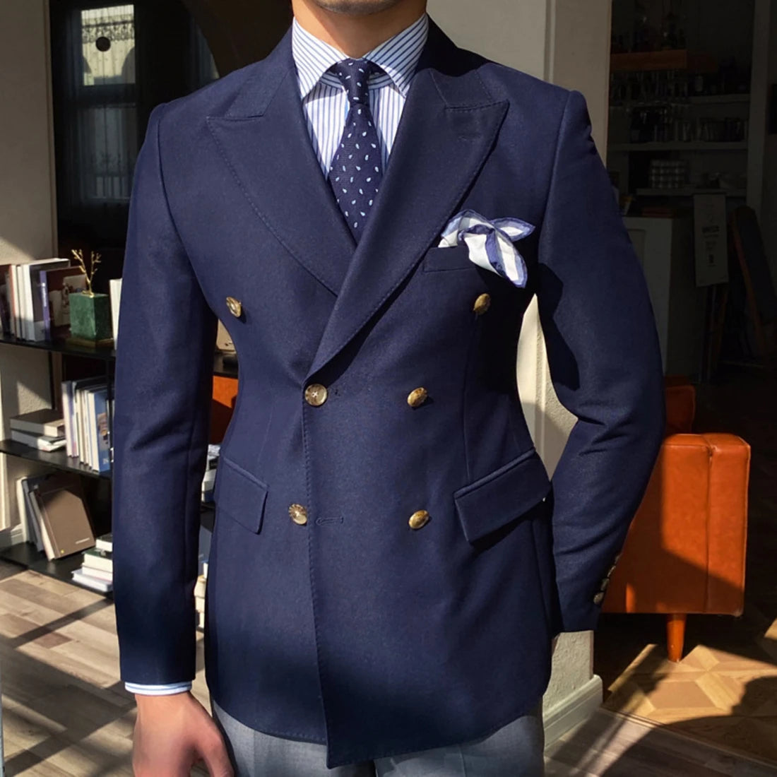 Wedding Men Suits 6XL Blazer