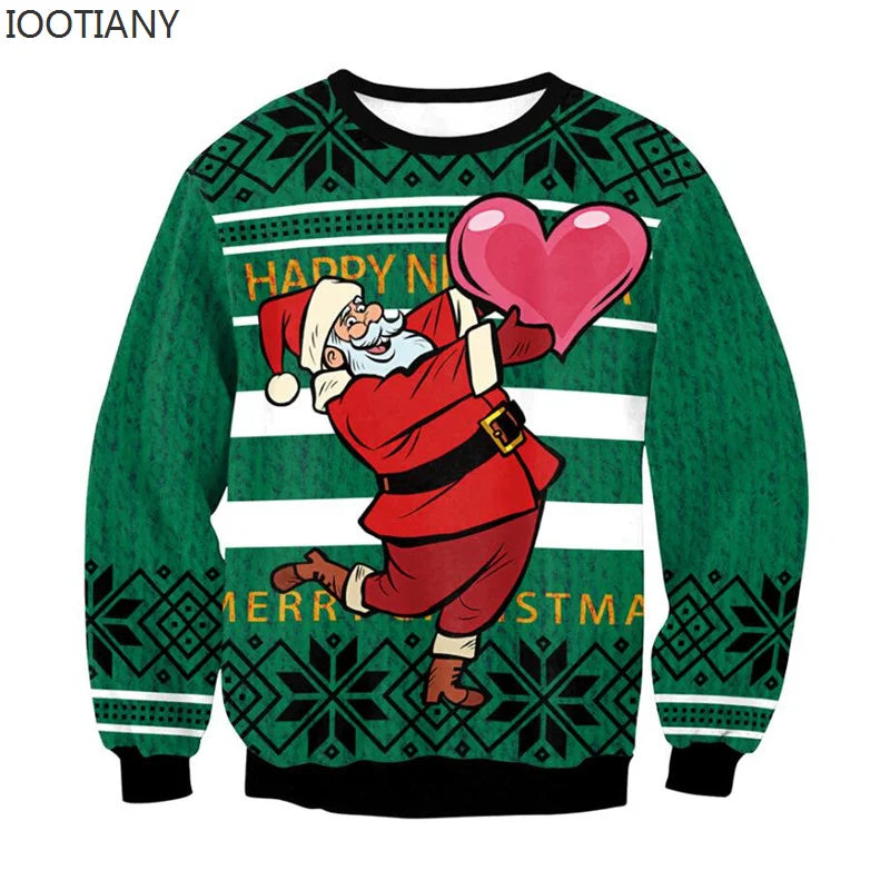 Men Women Ugly Christmas Hoodie