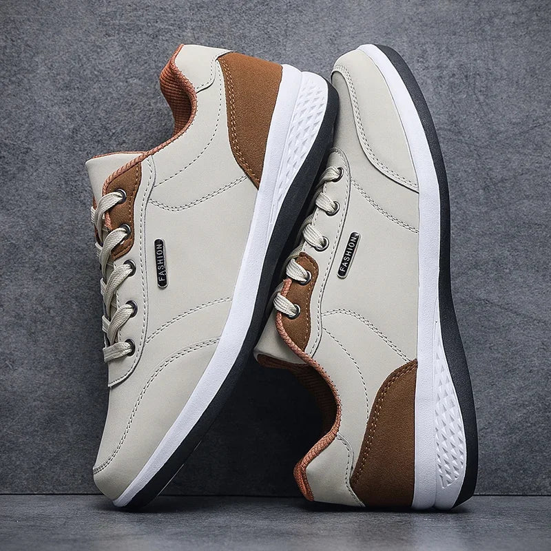 2025 Men Shoes Spring Autumn Waterproof Walking Sneakers Leisure